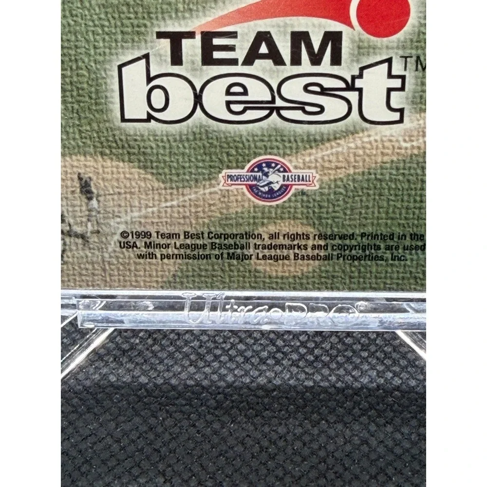 1999 Team Best Mark Mulder Authentic Autograph Card Oakland Athletics SC264